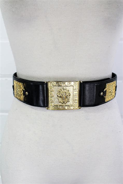 versus versace double belt|versace women belt.